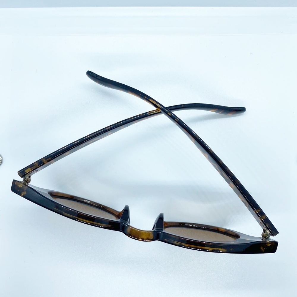 Sunglasses Tortoise Shell Retro Style Round New - Picture 10 of 11